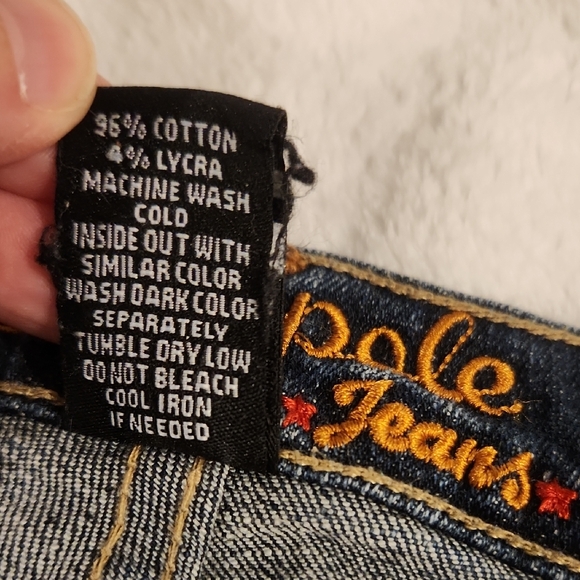 South Pole Dark Blue Flare Women's Jeans - Picture 3 of 4